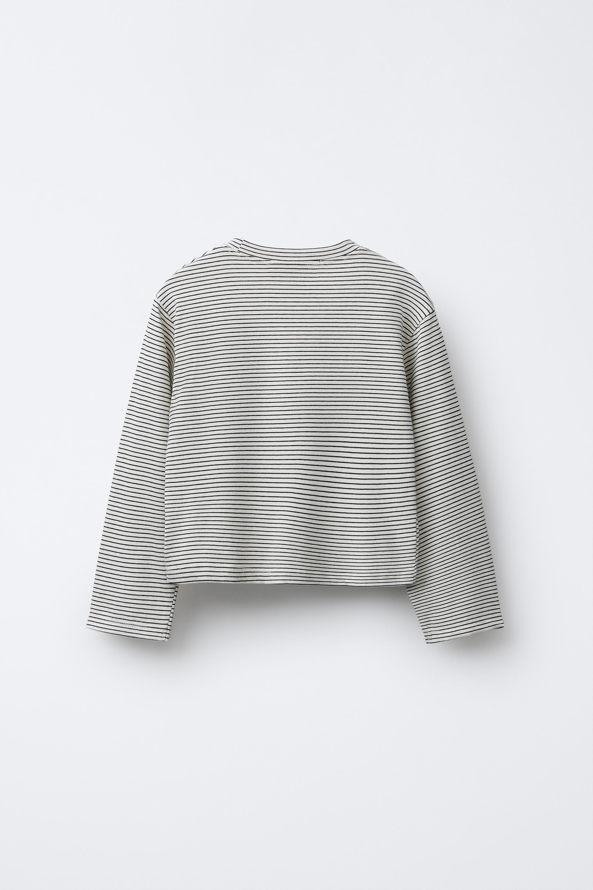STRIPED T-SHIRT WITH BENSIMON ® X ZARA LABEL